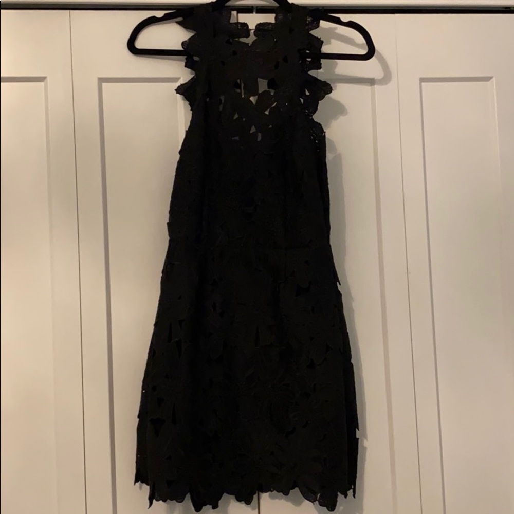 Black Flower Dress